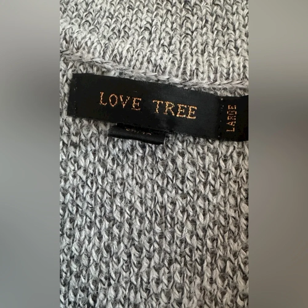 Love Tree Gray Sleeveless Sweater Vest - Picture 5 of 8